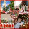 Mini Christmas Tree with Lights, 4 Pack Tabletop Christmas Tree with LED Lights